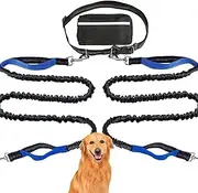 Uoqpty Tie Out Cable for Dogs | Long Dog Rope for Training,Nylon Doggy Lead with Storage Bag Reflective Pet Supplies for Running Outside Camping