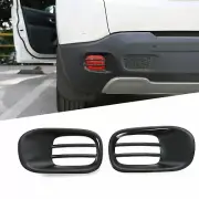 1 Pair Rear Tail Fog Light Lamp Frame Trim Cover For Jeep Renegade 2015-2018 YP (for: Jeep)
