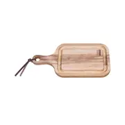Tramontina 40x21cm Teak Wood Cutting/Chopping Board w/ Handle Rectangle Serving