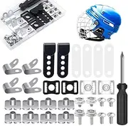 Hockey Hard Hat Replacement Parts,Softball Hard Hat Repair Kit | 31X Hockey Spare Parts, Football Replacement Parts with J Clips