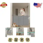 Upgrade to Safe 71" Retractable Child and Pet Gate - Easy One-Handed Operation