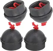 Billiard Pool Chalk Holder, 4pcs Chalk Holder, Chalk Holder Pocket Pool Table Accessories Chalk Pocket for Billiard Lovers Friends Home(Black)