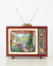 Xmas Tv Music Box 17cm