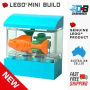 Genuine LEGO® Tropical Fish Tank [MiniMOC] Build Your Own Minifigure Accessory
