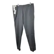 Dockers Gray Easy Khaki Classic Fit Pleated Front Pants No Wrinkles 38x34 NEW