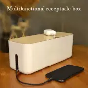 Cord Cable Storage Box Wire Management Socket Tidy Organizer Home Office Case