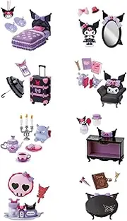 Reement Sanrio Kromi Gothic Room, 1 Box, Approx. H 4.5 x W 2.8 x D 2.0 inches (115 x 70 x 50 mm), ABS and PVC
