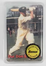 Our Don Bradman Vintage Deck of Cards Factory Sealed From The Bradman Museum