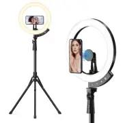 12" Magnetic Ring Light with 67" Tripod Stand, Selfie Light with iPhone Stand...