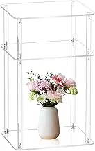Transparent Acrylic Side Table: Elegant Clear Accent Table with Thin Frame, Modern Bedside Table Bedside Bedside Bedside Table Bedside Table Living Areas, Home Decor Piece f