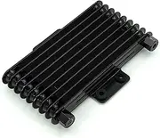 PHGTHNVNMA Motorcycle Oil Cooler Oil Engine Radiator for 125CC - 250CC Dirt Bike ATV 125ml Silver SO-10 Oil Cooler(Black m12 x 1.25)