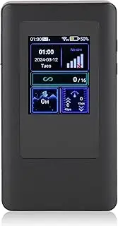 5G WiFi6 LTE Mobile Hotspot, 5G Router with Sim Card Slot, International Coverage Modem, Portable Internet Devices for Travel, 4400mah, 16 Users, 2.4GHz/5.8GHz