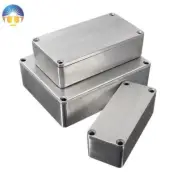 Aluminum Enclosure Case Silver Electronic Project Instrument Box 145x121x39mm