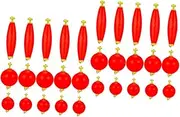 ifundom 30pcs Fishing Float Fishing Foams Tools for Fishing Float Fishing Foam Float Fishing Tools Floating for Fly Fishing Foams Fishing Tackle Fish Supplies Fly Fishing Tool Foam Red