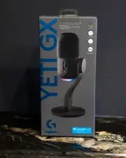New Logitech YETI GX Dynamic RGB Gaming Mic with LIGHTSYNC 988-000567 NEW