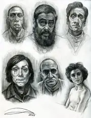 Original Signed Pencil Studies from Wes Anderson's Film 'THE FRENCH DISPATCH'