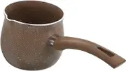 SECFOU Milk Cookware Butter Warmer Small Saucepan Around The Stove Pots and Pans Milk Tea Hotpot Sauce Pan with Pour Spout Butter Pan Food Saucepan Milk Boiling Pot