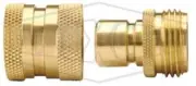 Dixon 500QCK Brass Water Hose Disconnect Set