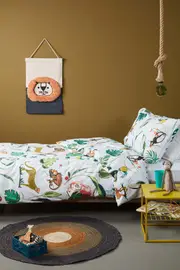 Crazy Jungle Cotton Quilt Cover Set