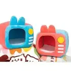 Easy Clean Rabbit TV Pet House Small Size Guinea Pig Nest Squirrel Mini Cage