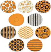 Rockadex Adhesive Patches - Compatible for Freestyle Libre Sensor, Custom-Designed Freestyle Libre Patches, Diabetic Supplies Mix 10 Pack Basketball (Freestyle Libre 2)