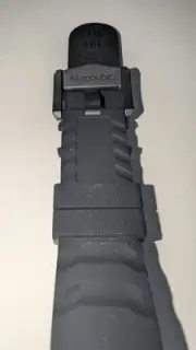 Authentic Luminox Carbonok Seal 3800 Series 24mm Black atch Band Strap Rubber