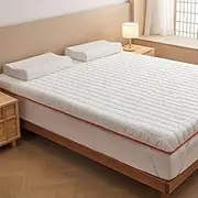 Futon Mattress Roll Up Folding Japanese Futon Thick Tatami Mat Floor Mattress for Single Double Folding Bed Japanese Tatami Mattress Japanese Floor Futon Mattress(135 * 200cm)