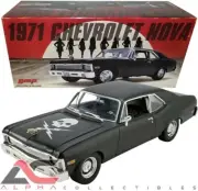 GMP 18925 1:18 1971 CHEVROLET NOVA "DEATH PROOF" MATTE BLACK