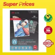 GBC Magnetic Gloss Back Laminating Pouches◉175 Micron◉A4 Clear Pack◉10 Pack◉Oz◉