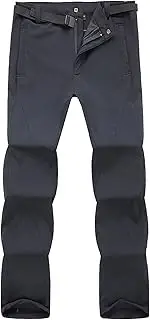 Men's Snow Ski Hiking Pants Windproof Waterproof Fleece Lined Work Pants Outdoor Travel Camping Skiing Climbing Pants