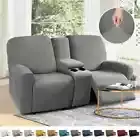 8pcs/set Recliner Sofa Covers Elastic Couch Cover Slipcovers with Cup Holder