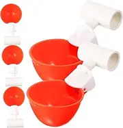 BESPORTBLE 5 Sets Automatic Chicken Waterer Cups Poultry Water Dispenser for Chickens Ducks Pigeons and Birds Convenient and Efficient Water Feeding