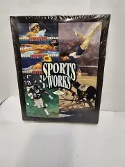 NEW Vintage SPORTSWORKS Educational Software 3.5" Disks Diskettes MS-DOS Boxed