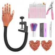 Mano De Practica De Entrenamiento De Uñas Unas Para Uñas Unas Acrilicas Modelo