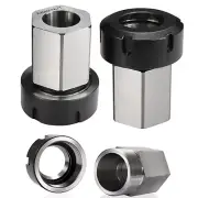 NEW ER-40 Hex Collet Block Chuck Holder for CNC Lathe Engraving Machine