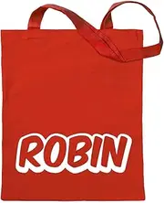 Robin First Name Boys Shopping Bag Shopper School Book Bag