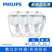 在飛比找PChome24h購物優惠-(超值3入組) PHILIPS 飛利浦 AWP2920超濾帶