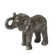 Pilbeam Living Iron Savanna Sculpture Ornament Tabletop Home Decor Rustic Brown