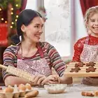 Engraved Embossing Pin Cookie Pin Christmas Rolling Pins with for Embossing
