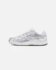 [Nike] Nike Women's P-6000 White/silver - Size 5 5 White/Silver