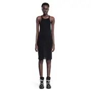 [RICK OWENS DRKSHDW] Hollywood Racer Back Tank Dress Black