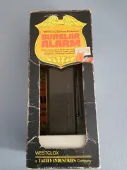 Vintage Westclox Home Protector Burglar Alarm # 83082 Brown -Windows Doors