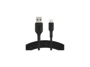 BELKIN CAA002BT1MBK Black Braided Lightning to USB Cable, MFi-Certified iPhone C