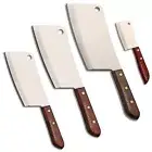 Meat Cleaver Set Cleavers Knife Chef Kitchen Butcher Bone Knives Stainless Steel