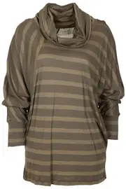 Stripe Wool Jersey Top--HAM-97159M