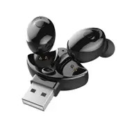 Car USB Binaural Waterproof Bluetooth Headset TWS5.0 In-ear Earphones Sports Running Earplugs