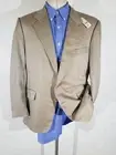 NWT Hickey Freeman 42S Brown Silk Wool Linen Dots Tweed Blazer Jacket Sport Coat
