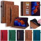 For Samsung Galaxy Tab S9 S8 Ultra S7 Plus Tablet Leather Case Flip Stand Cover