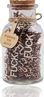 100Pcs Jar of Fu_ck Gift Jar,Give a Fu_ck in a Bottle Gag Gift Birthday,Holiday, Halloween Decorations Christmas,Funny Gift, Valentines Day Encouragement Gift