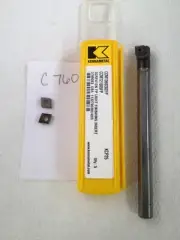 NEW 5/16" CARBIDE BORING BAR C05-SCLCR-2 W/ 5 KENNAMETAL 21.50.5 INSERTS -C760-